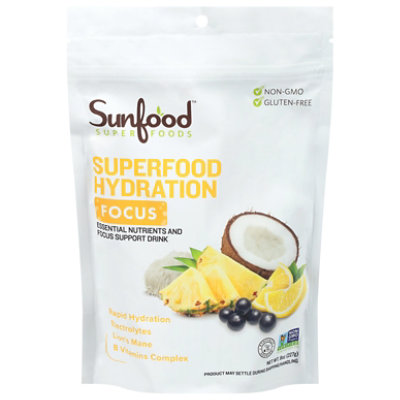 Sunfood Superfood Hydration Focus Pineapple Acai - 8.0 OZ - Image 2