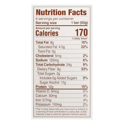 Nicks 4pk Triple Choklad Keto Snack Bars - 7.04 OZ - Image 4