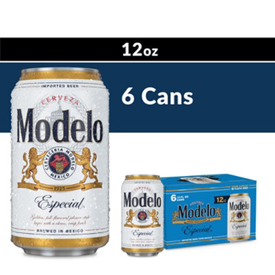 Modelo Especial Lager Mexican Beer 4.4% ABV Can - 6-12 Fl. Oz. - Image 1