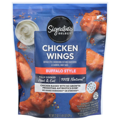 Signature SELECT Cooked Buffalo Style Chicken Wings - 22 Oz - Image 2