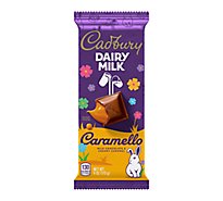 Cadbury Dairy Milk Caramello Milk Chocolate And Creamy Caramel Bar - 4 Oz