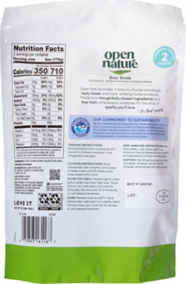 Open Nature Salmon Fillets Norwgian Atlantic 12 Ounce - 12 OZ - Image 5