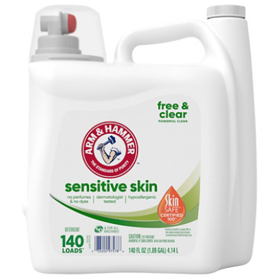 ARM & HAMMER Sensitive Skin Free  Clear 140 Loads Liquid Laundry Detergent - 140 Fl. Oz. - Image 3