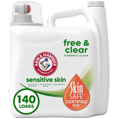 ARM & HAMMER Sensitive Skin Free  Clear 140 Loads Liquid Laundry Detergent - 140 Fl. Oz. - Image 2