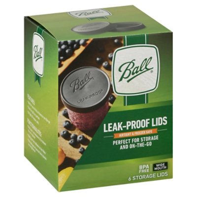 Ball Wm Leakproof Lids 6pk - 6 CT - Image 1