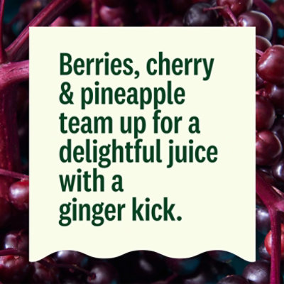 Suja Organic Gut Health Elderberry Ginger Cold Pressed Juice Drink - 12 Fl. Oz. - Image 4