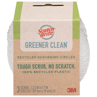 Scotch-brite Greener Clean Recycled Scrubbing Cicles  3 Pack - 3 CT - Image 3