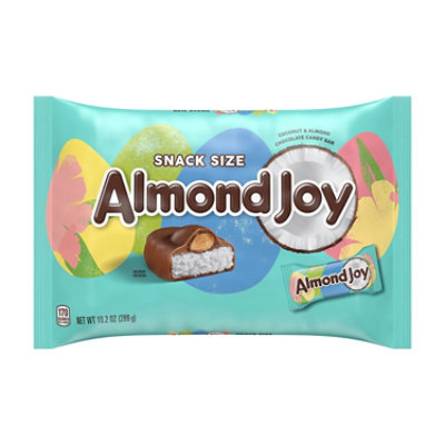 Almond Joy Coconut And Almond Chocolate Snack Size Easter Candy Bag - 10.2 Oz - Image 1