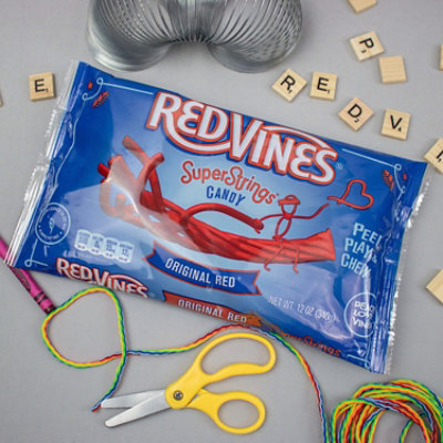 Red Vines Super Strings Original Red - 12 Oz - Image 1
