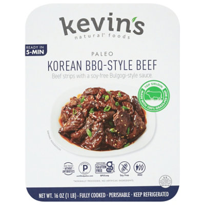 Kevins Korean Bbq Style Beef - 16 Oz - Image 1