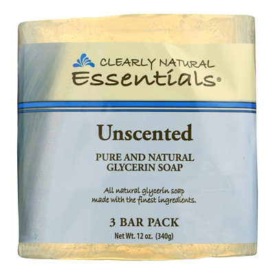 Clearly Natural Bar Soap - Unscented - 4 Oz. (Pack of 3) - Image 1