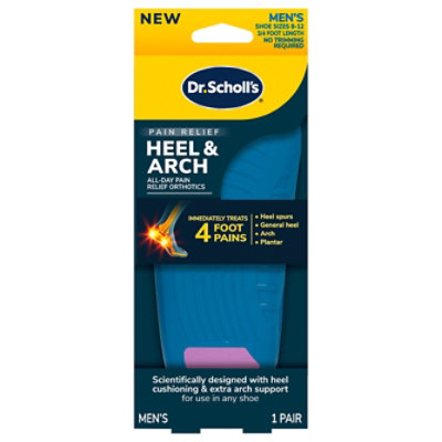 Dr. Scholl's Heel And Arch Pain Insole Mens Pair - Each - Image 3