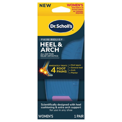 Dr. Scholl's Heel And Arch Pain Insole Womens Pair - Each - Image 2