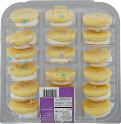 Spring White Frosted Mini Sugar Cookies - 9.4 Oz - Image 6