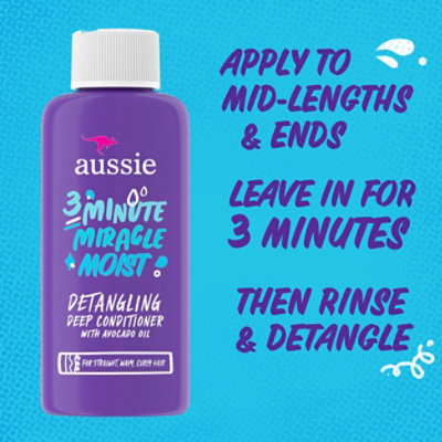 Aussie Miracle Moist 3 Minute Miracle Conditioner - 1.7 Fl. Oz. - Image 4