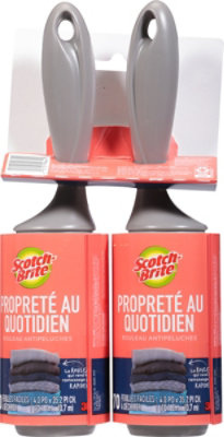 Scotch-brite Everyday Clean Lint Roller - 2-70 Count - Image 4
