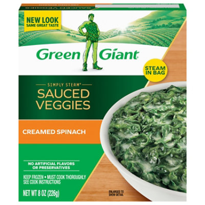 Green Giant Steamed Creamed Spinach - 8 Oz - Image 1
