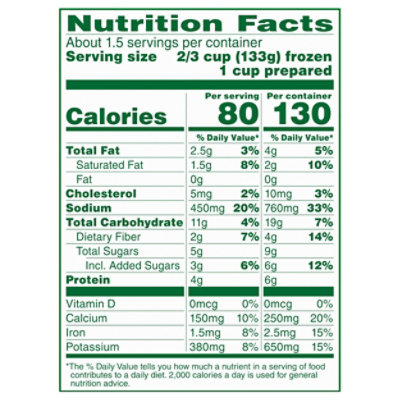 Green Giant Steamed Creamed Spinach - 8 Oz - Image 3