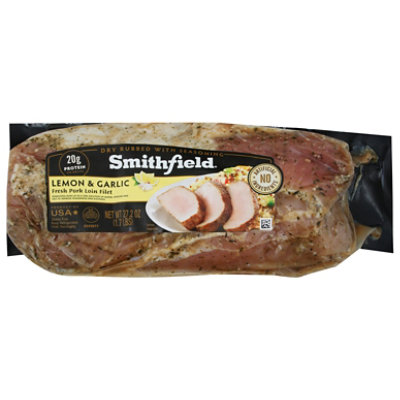 Smithfield Pork Loin Filet Lemon Garlic - 27.2 Oz - Image 3