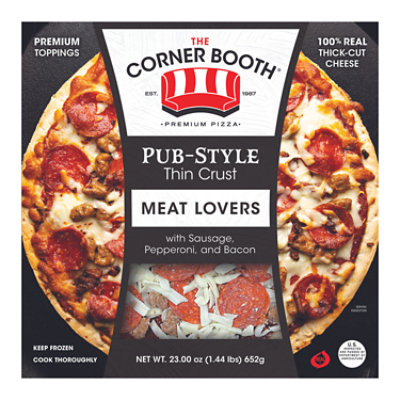 The Corner Booth Meat Lovers Pizza - 23 Oz - Image 1