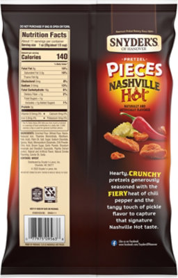 Snyder's of Hanover Nashville Hot Pretzel Pieces - 11.25 Oz - Image 5