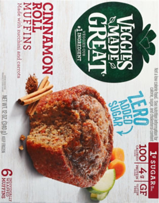 Veggies Made Great Muffin Cinnamon Roll Keto - 12 Oz - Image 5