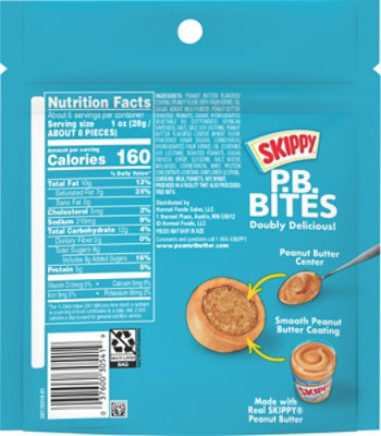 Skippy Peanut Butter Bites Double Pb Pouch - 6 OZ - Image 5