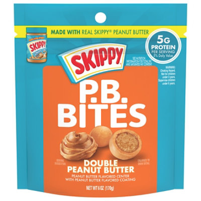 Skippy Peanut Butter Bites Double Pb Pouch - 6 OZ - Image 1