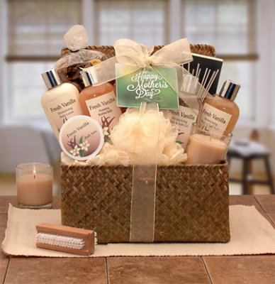 Mother's Day Gift Basket - Blissful Relaxation Vanilla - Image 1