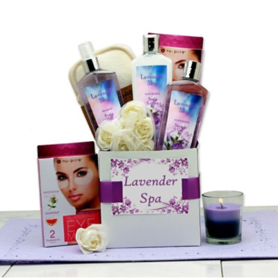 Lavender Spa Gift Basket - Image 1