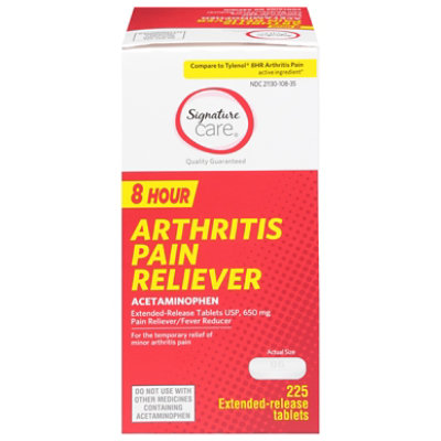 Signature Select/Care Pain Relief Arthritis Tabs 650mg - 225 CT - Image 3