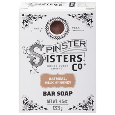 Spinster Sisters Co Bar Soap Oatml Mlk Honey - 4.5 OZ - Image 3