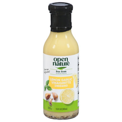 Open Nature Dressing Vinaigrette Lemon Garlc 11.8 Fz - 11.8 FZ