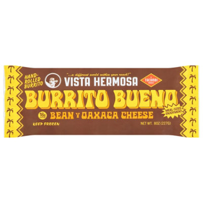 Vista Hermosa Frozen Burrito Bean & Queso - 8 OZ - Image 3