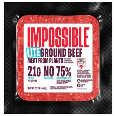 Impossible Ground Beef Lite Made From Plants - 12 Oz - Image 4