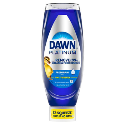 Dawn Ultra Platinum Ez-squeeze Dishwashing Liquid, Refreshing Rain - 24.3 Fl. Oz. - 24.3 FZ - Image 1