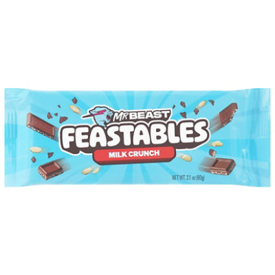 Feastables Mrbeast Milk Chocolate Crunch Bar - 2.1 OZ - Image 2