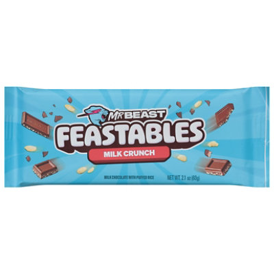 Feastables Mrbeast Milk Chocolate Crunch Bar - 2.1 OZ - Safeway