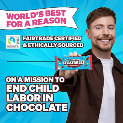 Feastables Mrbeast Milk Chocolate Crunch Bar - 2.1 OZ - Image 5