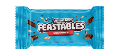 Feastables MrBeast Milk Chocolate Crunch Bar - 1.24 OZ. - Image 1