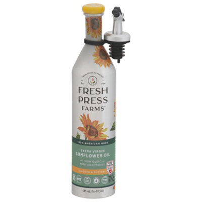 Fresh Press Farms Sunflower Oil Extra Virgin - 485 ML - Image 3