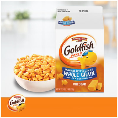 Pepperidge Farm Goldfish Baked with Whole Grain Cheddar Crackers - 27.3 Oz - Image 3