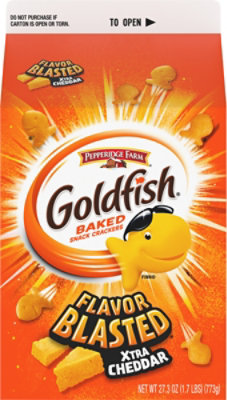Goldfish Flavor Blasted Xtra Cheddar Cheese Crackers - 27.3 Oz - Image 4