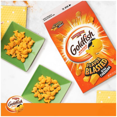 Pepperidge Farm Goldfish Flavor Blasted Xtra Cheddar Cheese Crackers - 27.3 Oz - Image 3