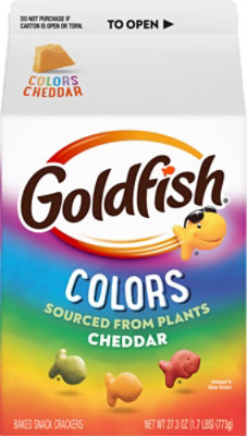 Goldfish Colors Cheddar Cheese Crackers - 27.3 Oz - Image 6