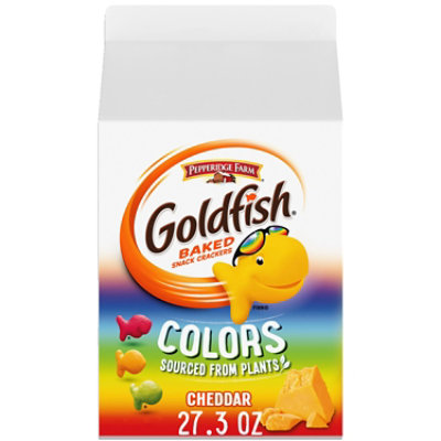 Goldfish Colors Cheddar Cheese Crackers - 27.3 Oz - Image 1