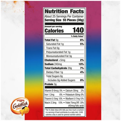 Goldfish Colors Cheddar Cheese Crackers - 27.3 Oz - Image 4