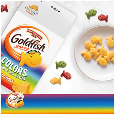 Goldfish Colors Cheddar Cheese Crackers - 27.3 Oz - Image 3