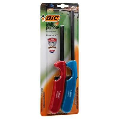 Bic 2 Pk Multi-purpose Lighter Classic & Extra Long - 2 CT - Image 1