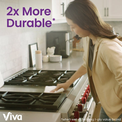 Viva Signature Cloth 1-Ply Paper Towel - 6 Roll - Image 2
